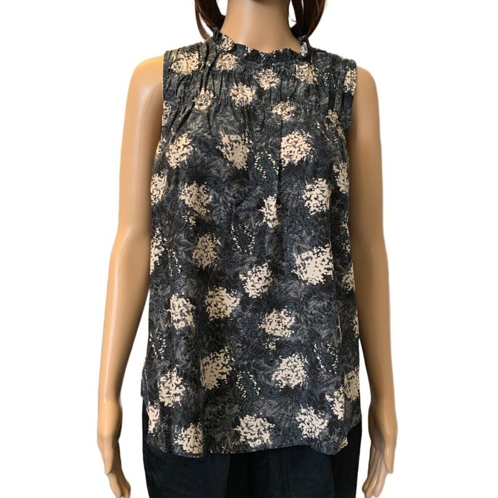 Joie Limited Edition Women's Ruffled Neck Sleeveless Top